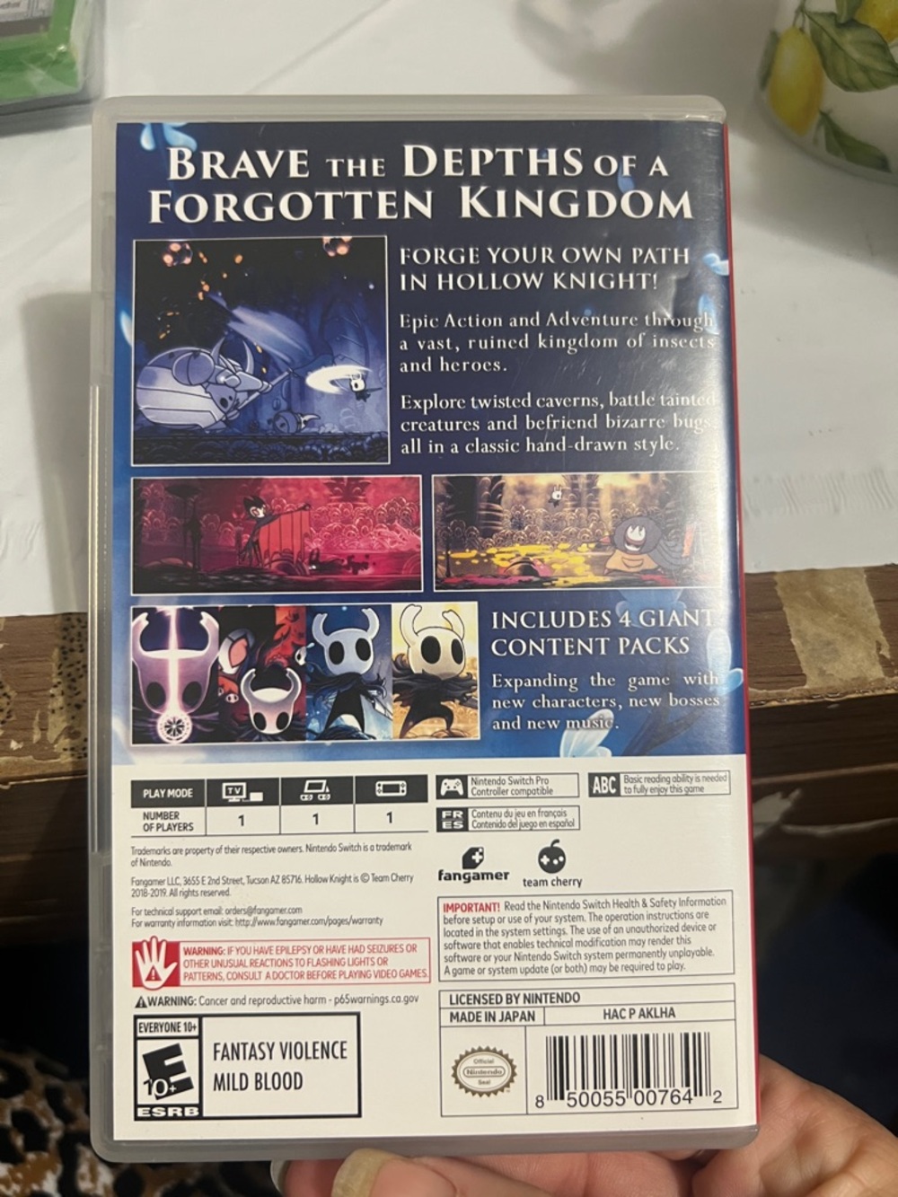Nintendo Switch Hollow Knight Game - Picture 3 of 6